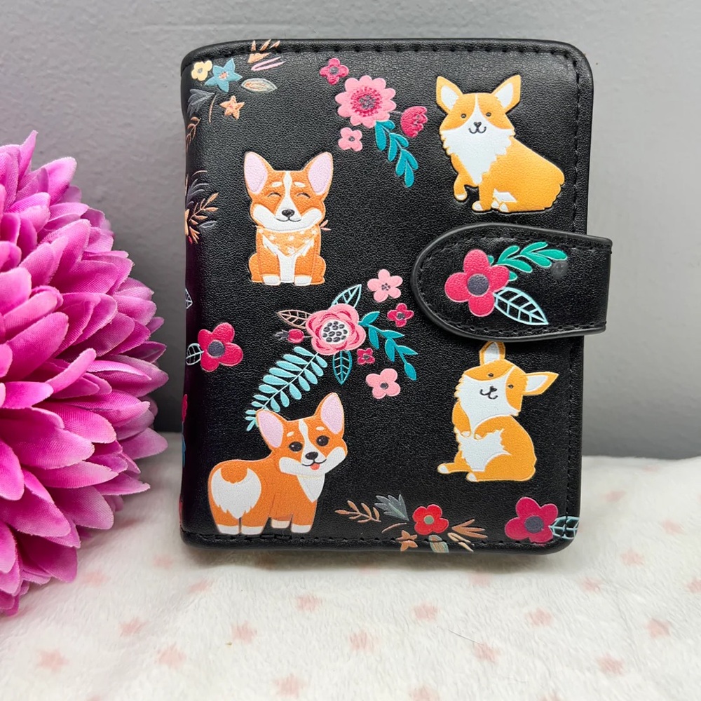 Woman’s Wallet Small : Corgi Black